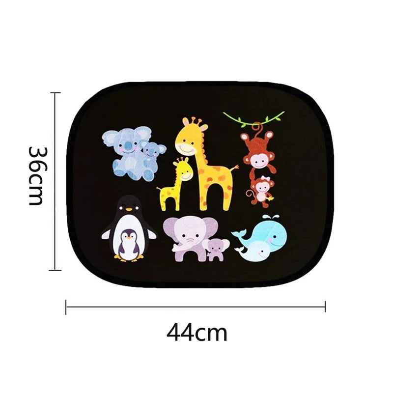 Car SunShade Side Window Cartoon Car Sun Shade UV Protector