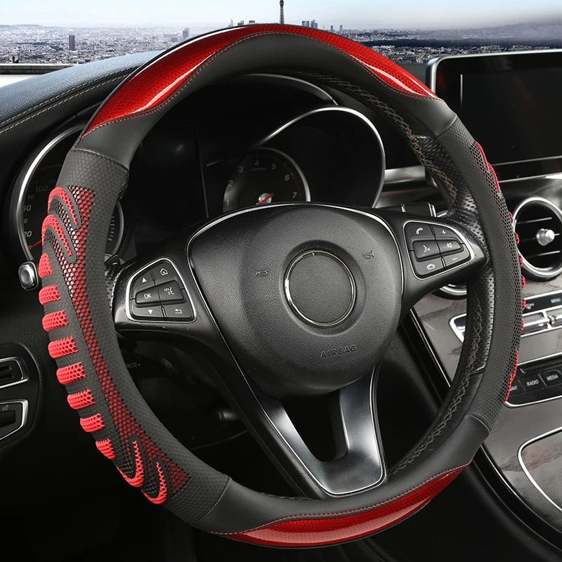 Three-dimensional Honeycomb Steering Wheel Cover Steering Wheel Cover Anti-Slip Comfort
