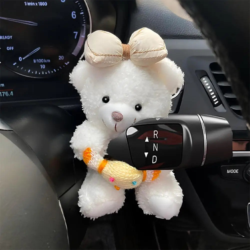 Cute Bear Car Gear Shift Car Dashboard Ornament Decoration
