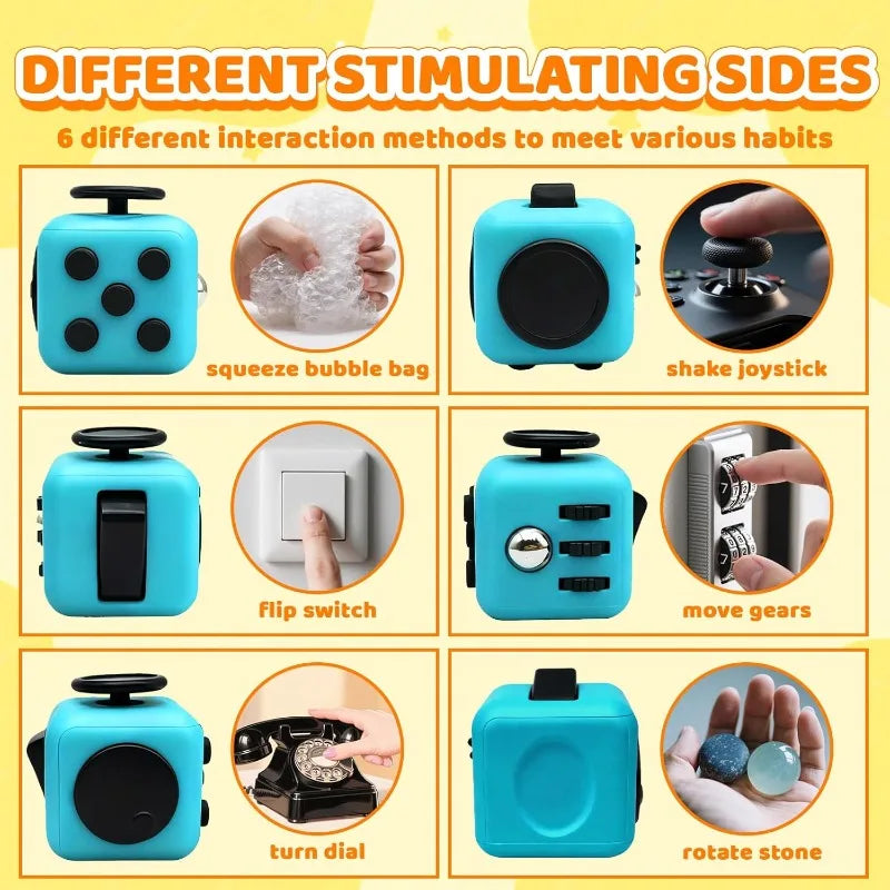 Fidget Stress Relief Dice Colorful Premium Quality Replacement Accessory