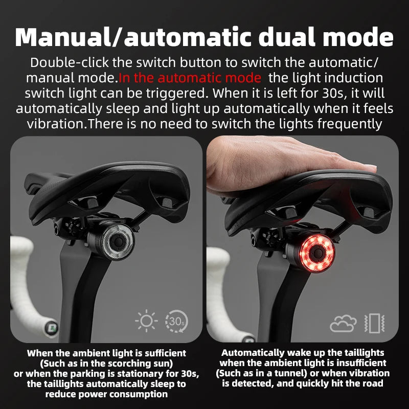 ROCKBROS Bicycle Tail Light Smart Premium Quality Replacement Accessory
