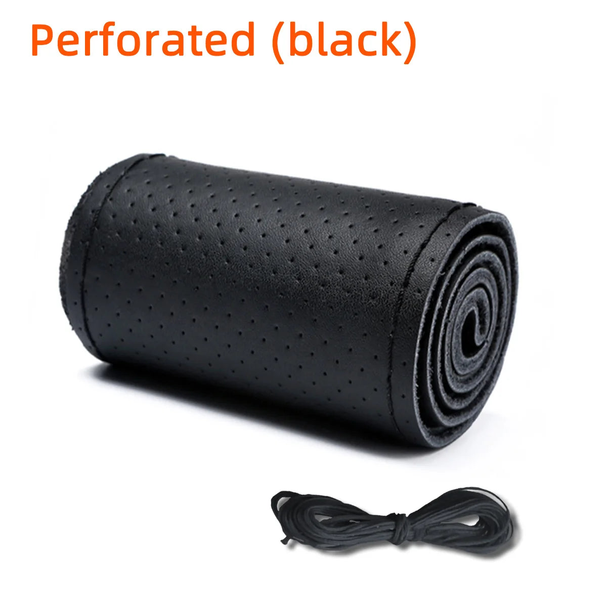 Universal Leather Car Steering Wheel Steering Wheel Cover Anti-Slip Comfort