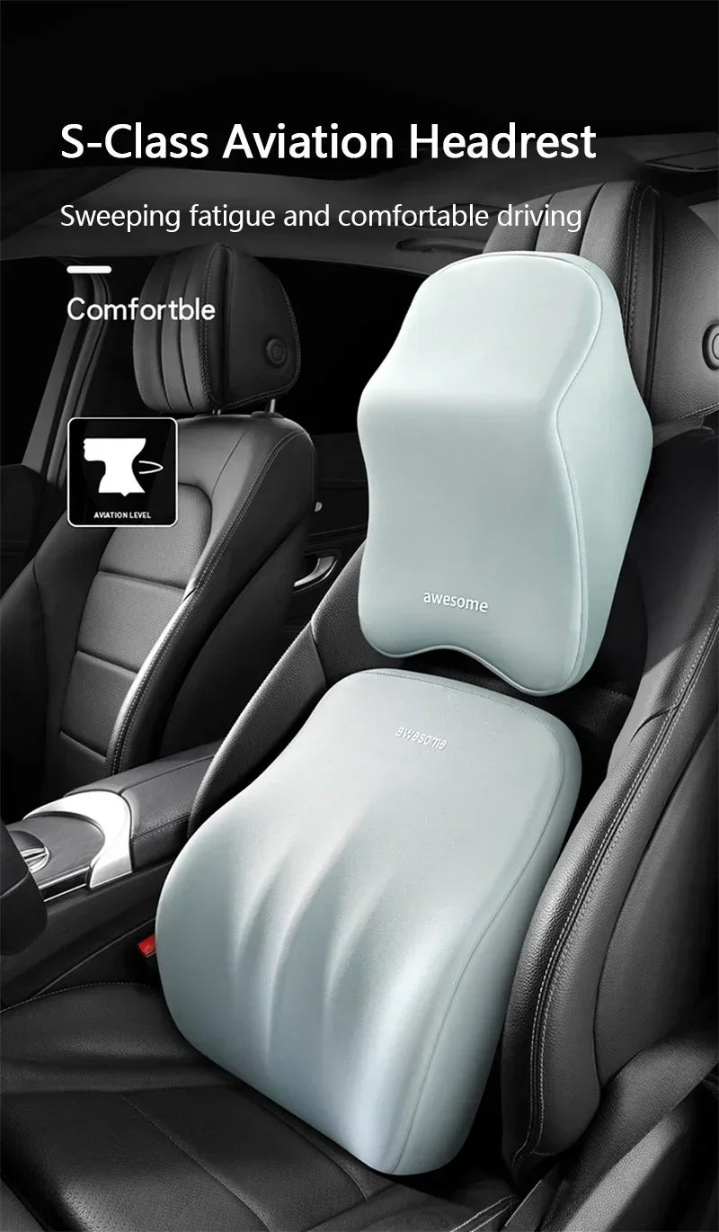 Car headrest neck pillow lumbar Premium Quality Replacement Accessory