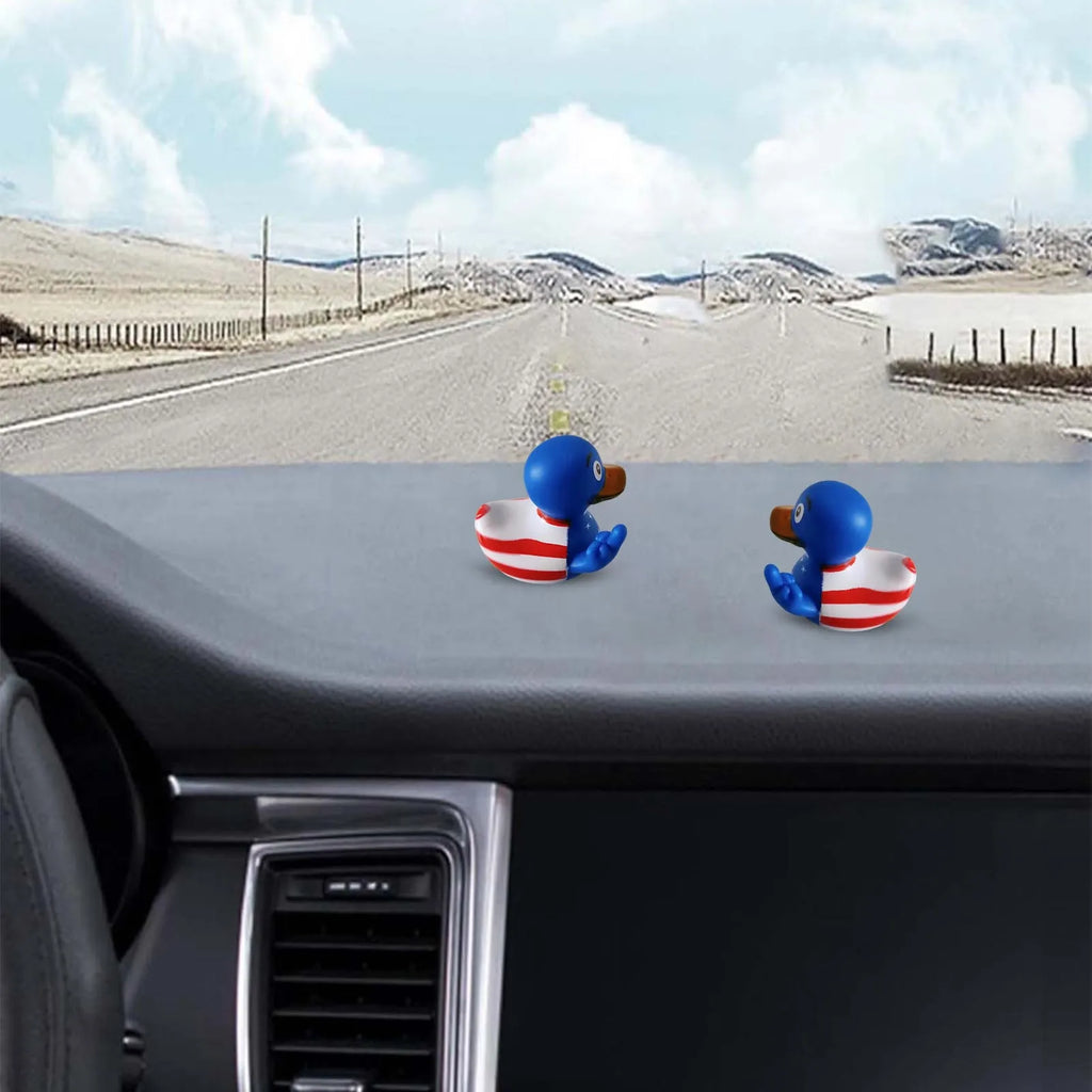 Middle Finger Duck Car Decoration Car Dashboard Ornament Decoration