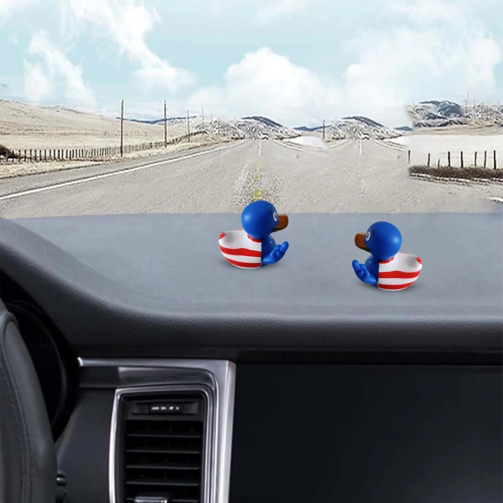 Middle Finger Duck Car Decoration Car Dashboard Ornament Decoration