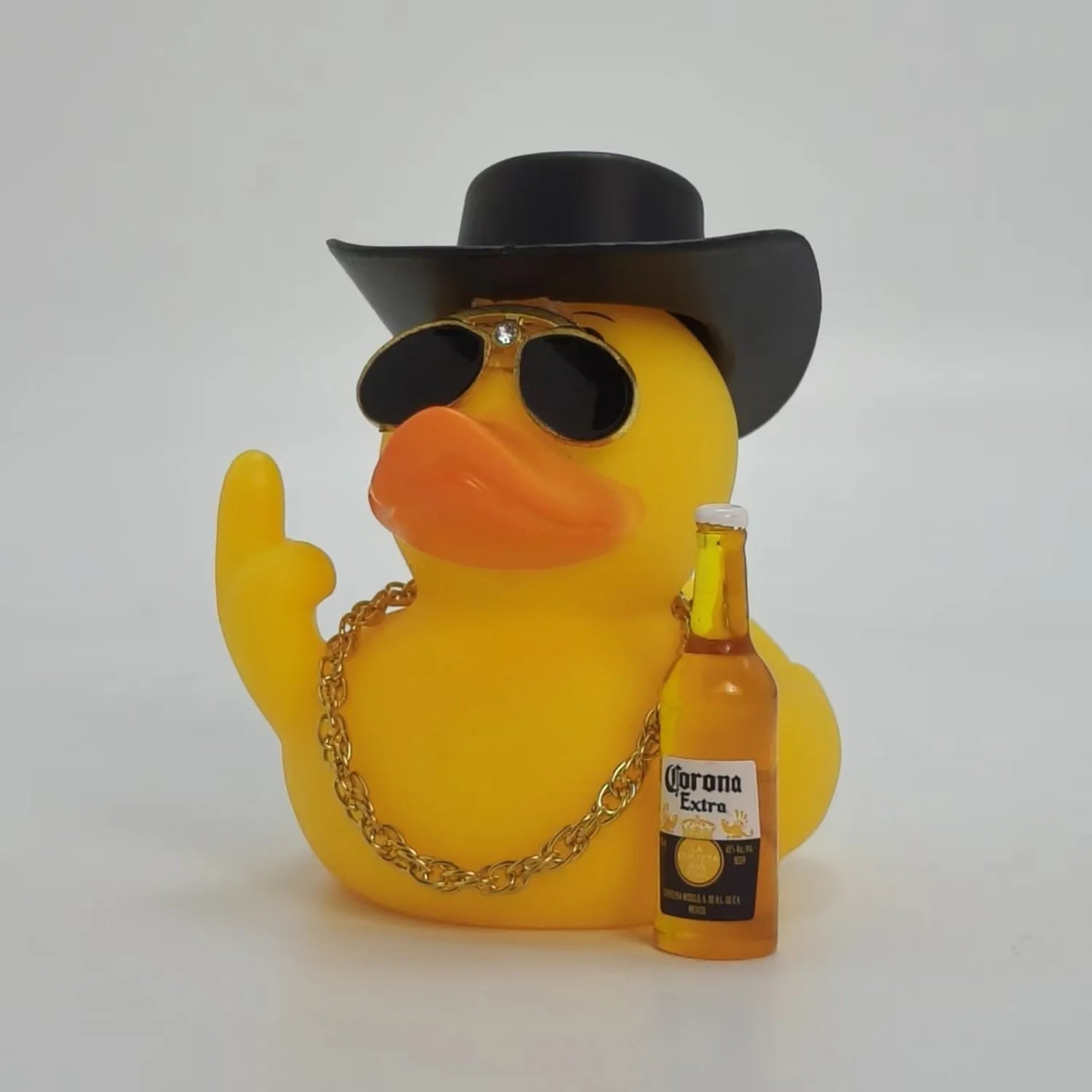 Funny Middle Finger Duck Car Car Dashboard Ornament Decoration