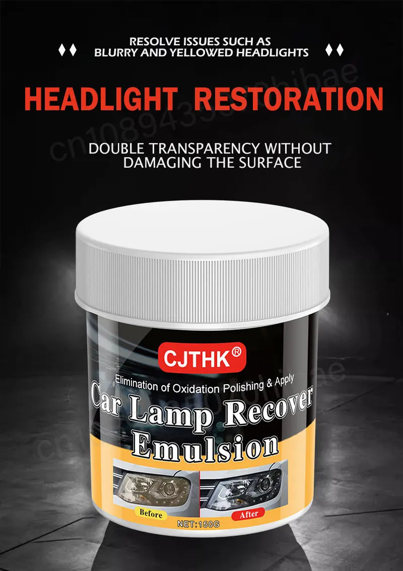 Car Headlight Restoration Polishing Kits Premium Quality Replacement Accessory