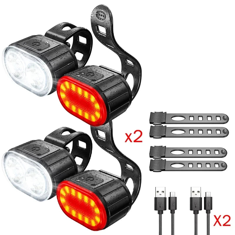 Cycling Bicycle Front Rear Light Premium Quality Replacement Accessory