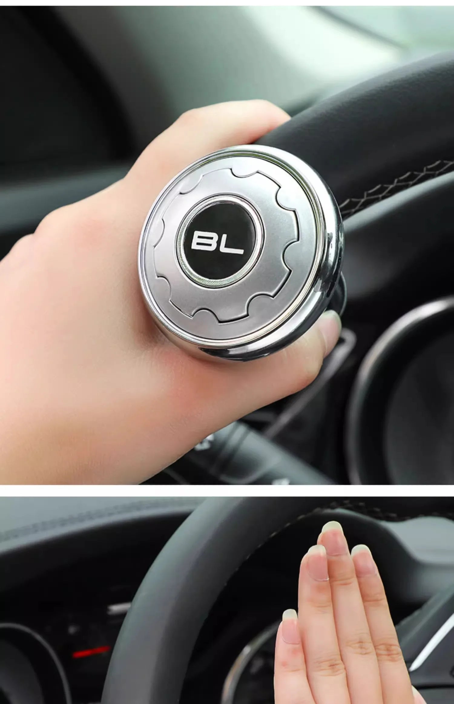 Car Steering Wheel Booster Ball Steering Wheel Cover Anti-Slip Comfort
