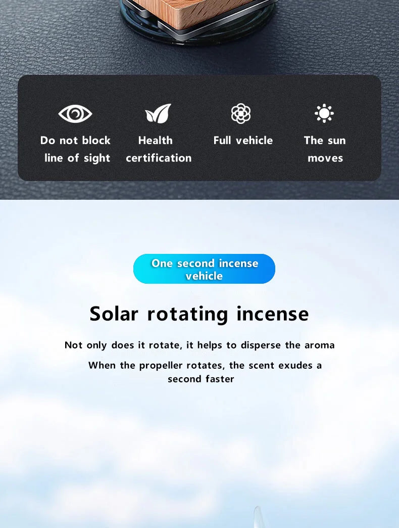 Car interior accessories solar airplane Car Dashboard Ornament Decoration