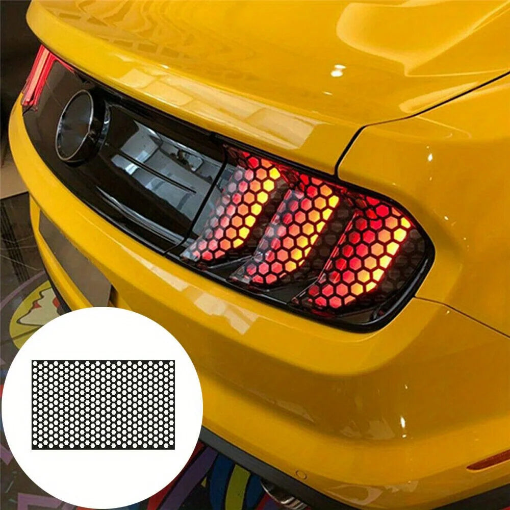 Car rear taillight sticker honeycomb Premium Quality Replacement Accessory