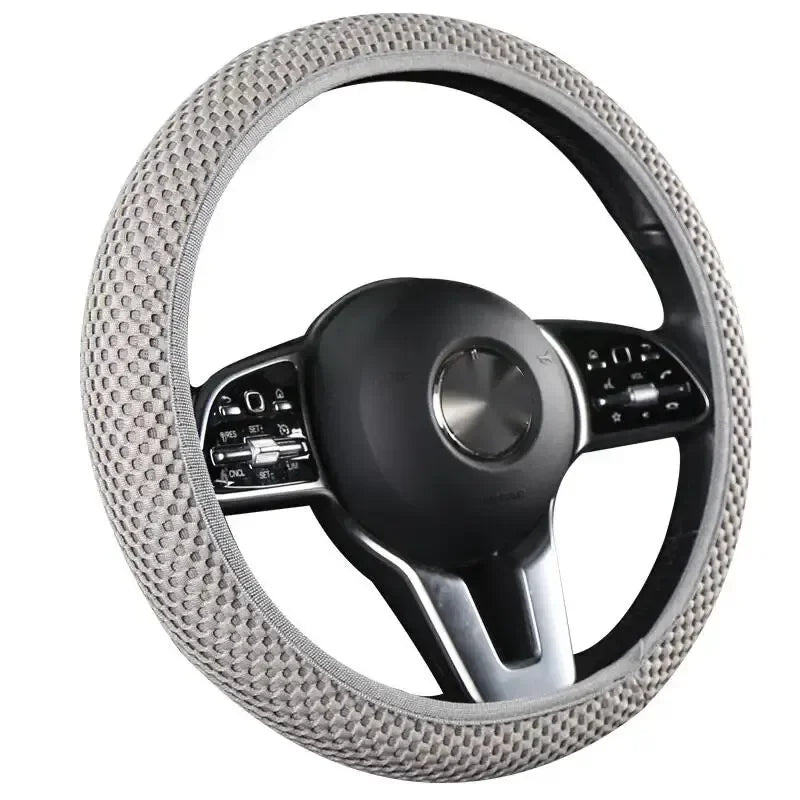 Elastic Steering Wheel Cover, Warm Steering Wheel Cover Anti-Slip Comfort