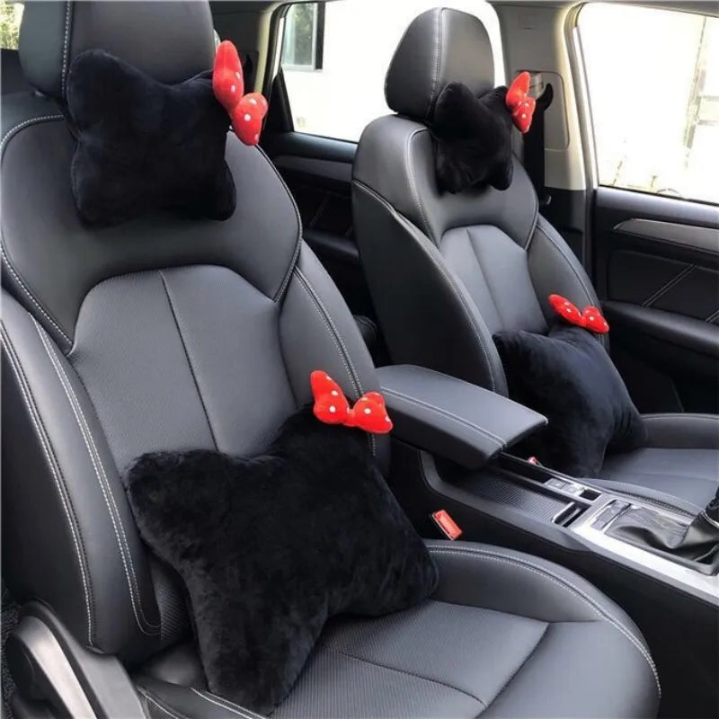 Bestseller Cute Bowknot Car Headrest Premium Quality Replacement Accessory
