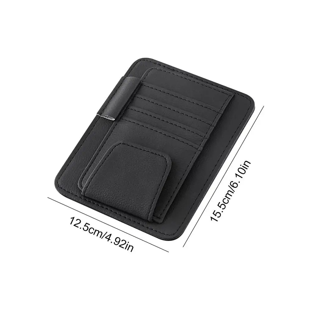 Car Sun Visor Organizer Multi-Pocket Car Sun Shade UV Protector